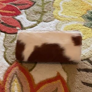 NWOT- Pony Hair fully lined Makeup pouch